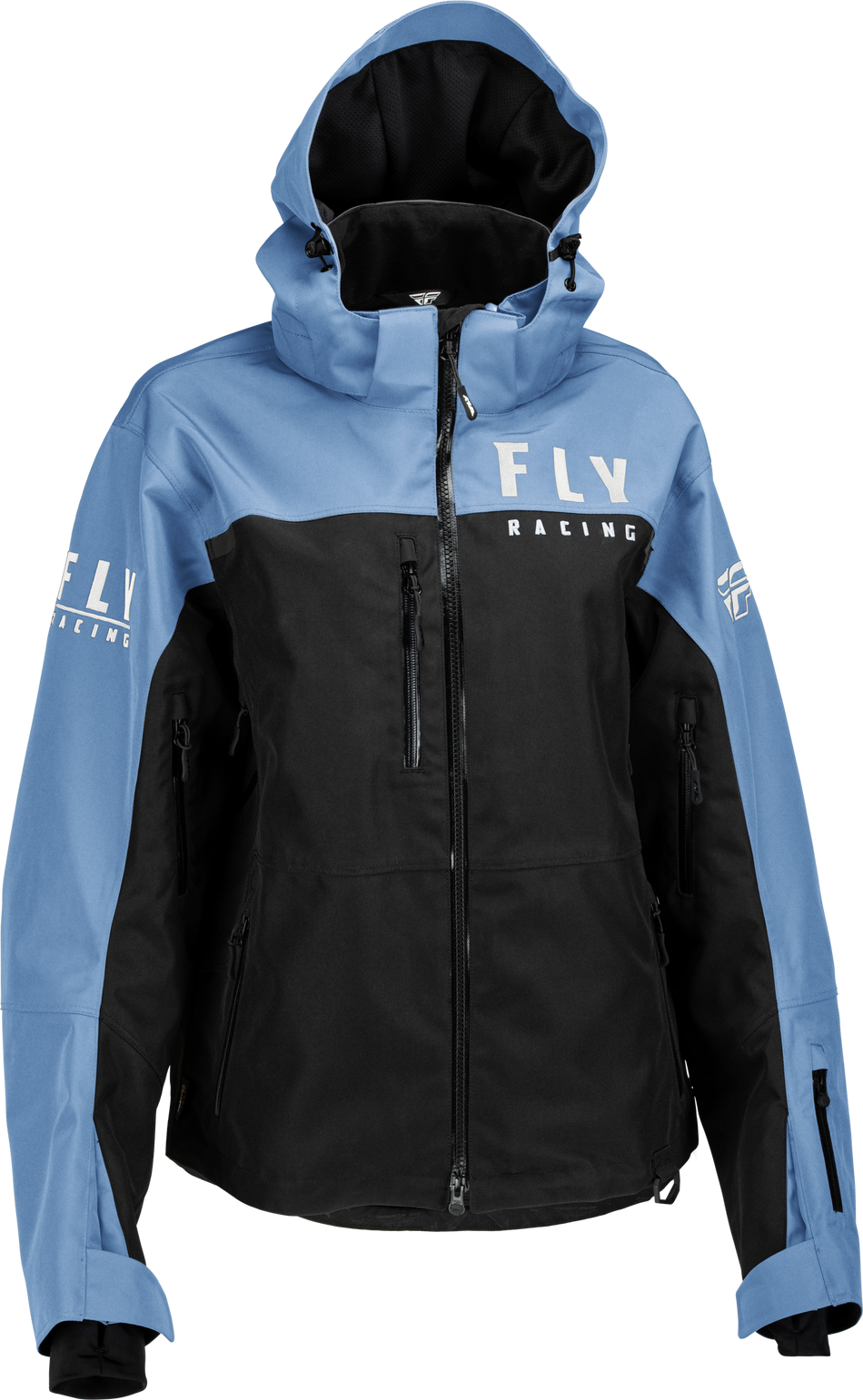 FLY RACING Women's Carbon Jacket Black/Blue 4x 470-45014X