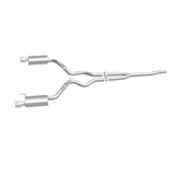 MagnaFlow Cat Back, SS, 2.5in, Street, Dual Split Polished 4.5in Tips 2015 Ford Mustang Ecoboost 19097