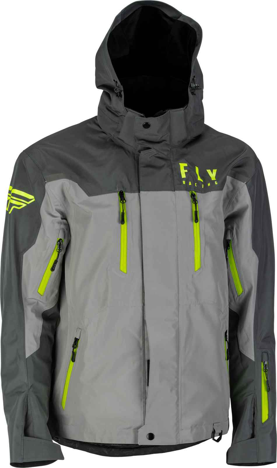 FLY RACING Incline Jacket Black/Grey/Hi-Vis 2x 470-41052X