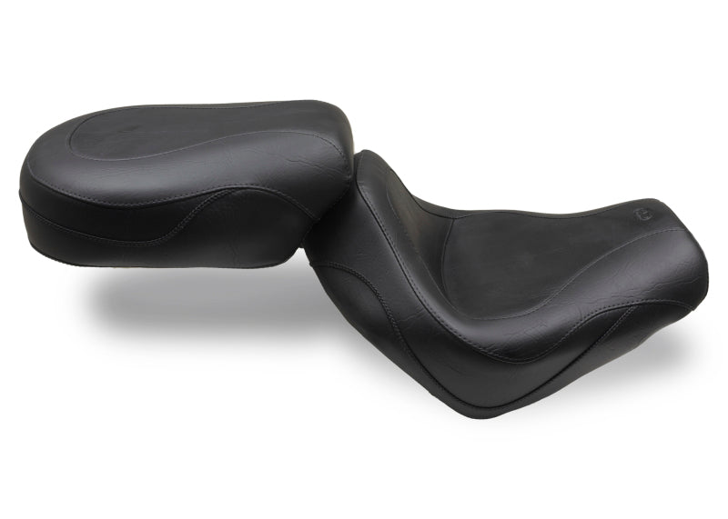Mustang 04-09 Honda VTX1300C Sport Touring 2PC Seat - Black 75651