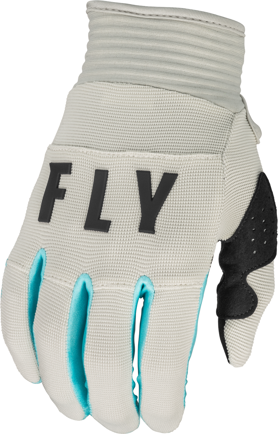 FLY RACING F-16 Gloves Light Grey/Sky Blue 2x 376-8122X