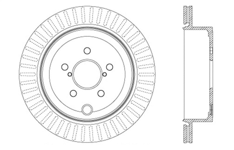 StopTech Drilled Sport Brake Rotor 128.47031L