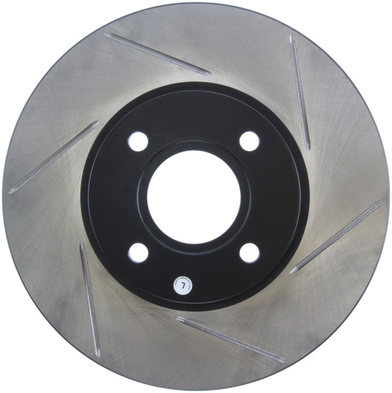 StopTech 2014 Ford Fiesta Left Front Disc Slotted Brake Rotor 126.61110SL