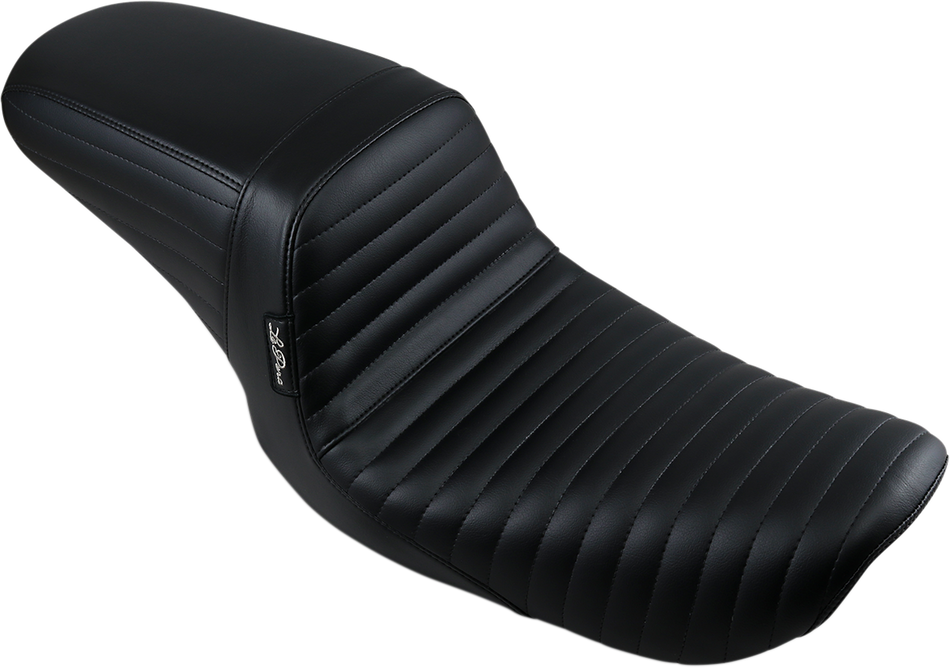 LE PERA Kickflip Seat - Pleated - Black - FXD '96-'03 LN-591PT