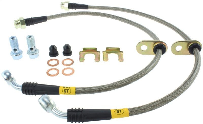 StopTech 08-09 WRX Stainless Steel Rear Brake Lines 950.47507