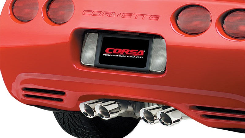Corsa 97-04 Chevrolet Corvette C5 Z06 5.7L V8 Polished Xtreme Cat-Back + XO Exhaust 14114