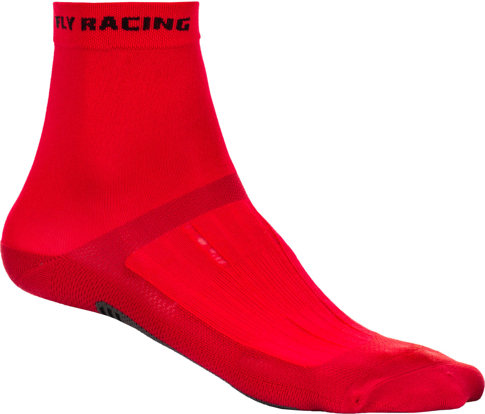 FLY RACING Fly Action Socks Red/Black Lg/Xl SPX009599-B2