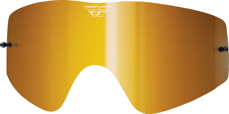 FLY RACING 2018 Lens Chrome/Amber Atf/Ats MXG-26 LENS CHR/AMB