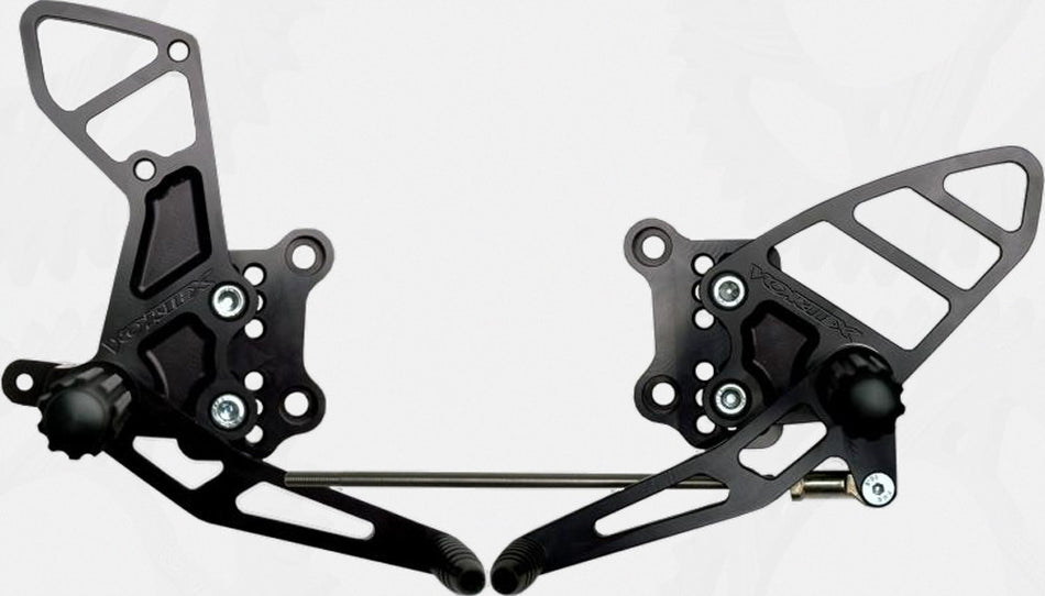 VORTEX Rear Set Complete Blk Suz RS503K