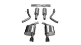 Corsa 17-18 Dodge Charger 5.7L V8 Xtreme Cat-Back Dual Rear Exit w/4.5in Black Tips 21004BLK