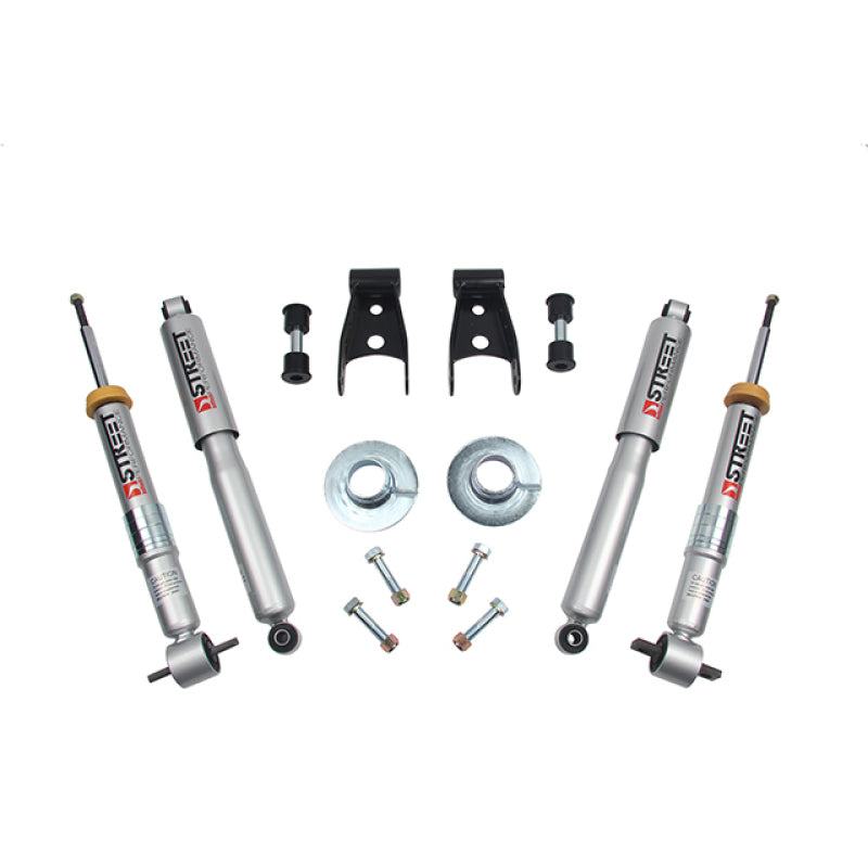 Belltech 15-17 Ford F-150 +1in to -3in Front 2in Rear Lowering Kit 1002SP