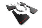 Rally Armor 2022 Hyundai Santa Cruz Black UR Mud Flap w/ Red Logo MF78-UR-BLK-RD