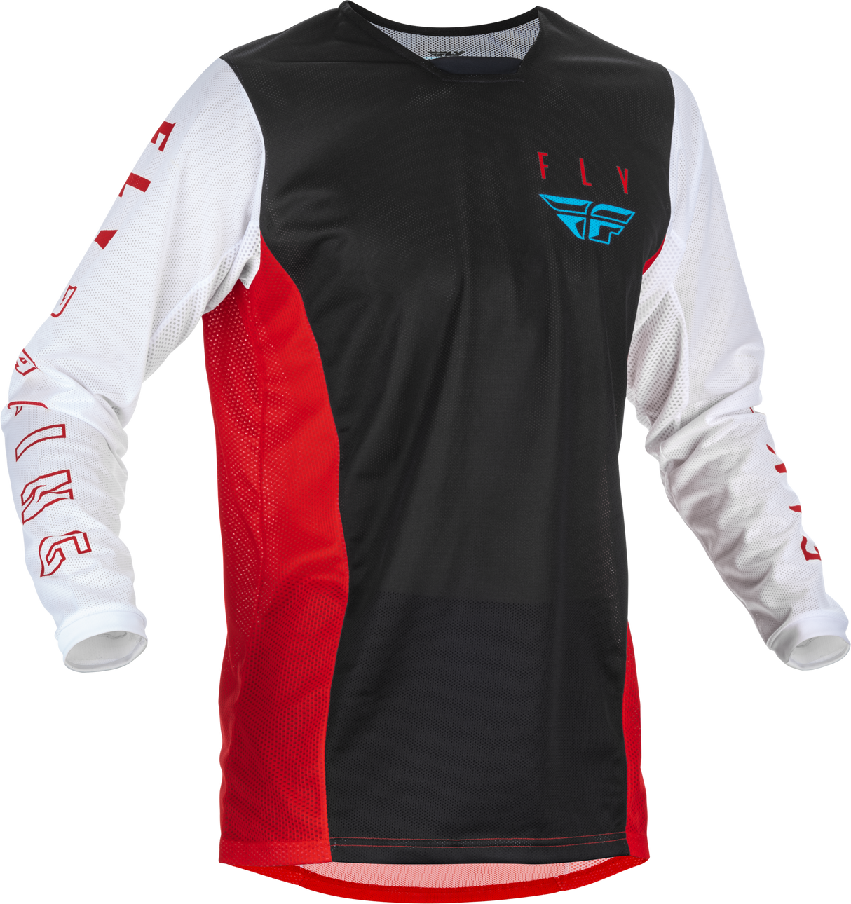 FLY RACING Youth Kinetic Mesh Jersey Red/White/Blue Ym 375-314YM