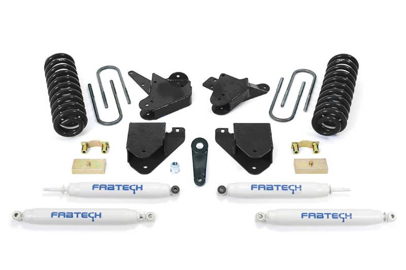 Fabtech 05-07 Ford F250 2WD V10 & Diesel 6in Basic Sys w/Perf Shks K2060