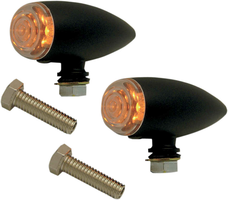 PRO-ONE PERF.MFG. Bullet Marker Light - Black/Smooth 400370B