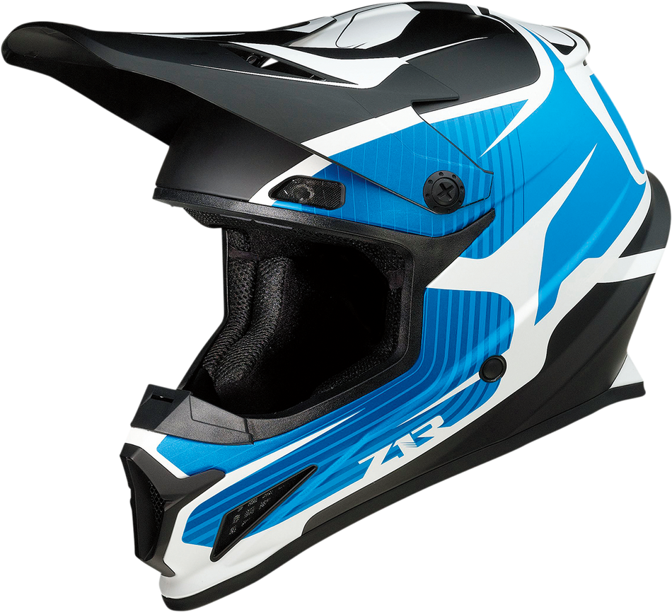 Z1R Rise Helmet - Flame - Blue - XS 0110-7248