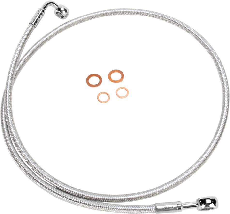 MAGNUM Brake Line - 180/90 - 50" - Polished Stainless 56450SW