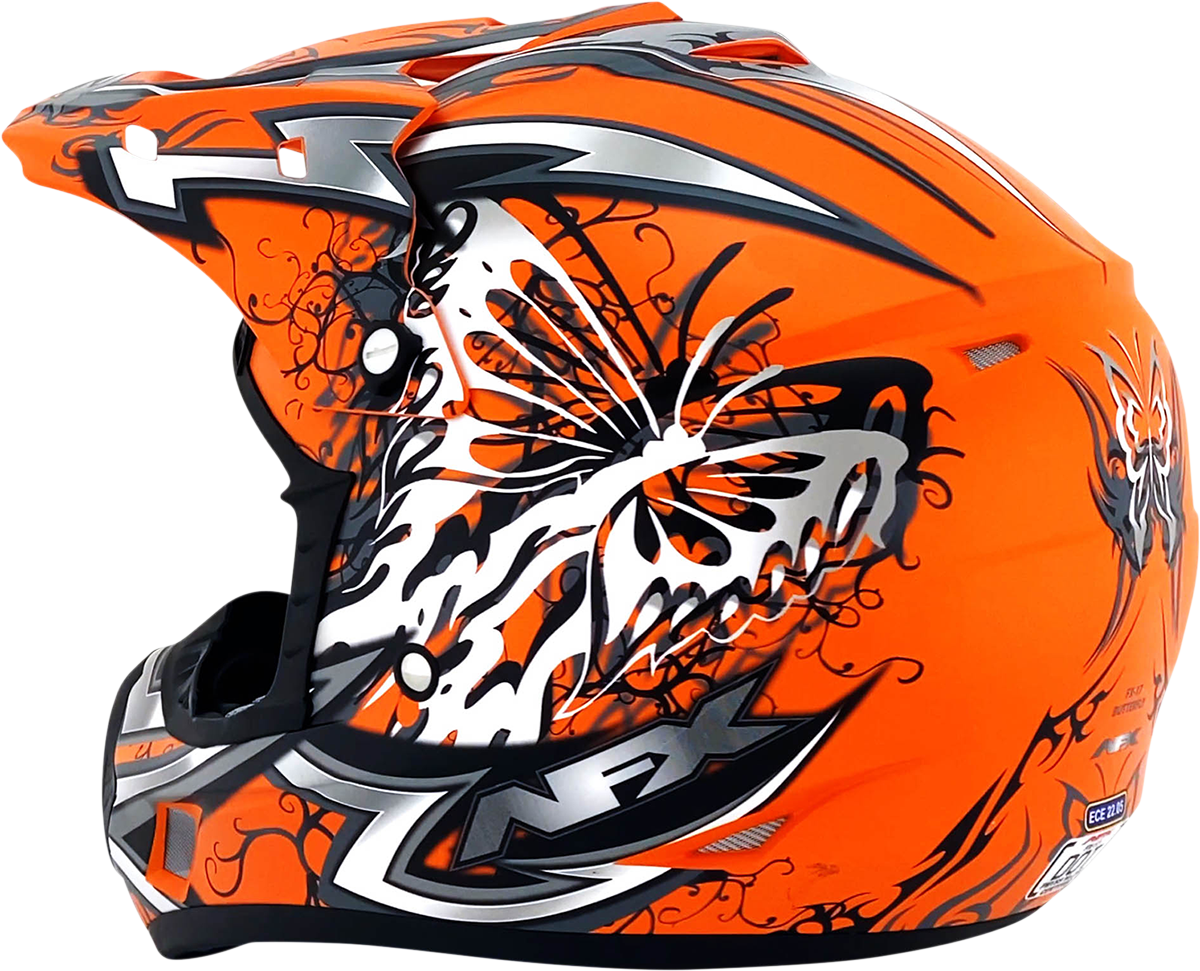 Casco AFX FX-17 - Mariposa - Naranja mate - XS 0110-7111