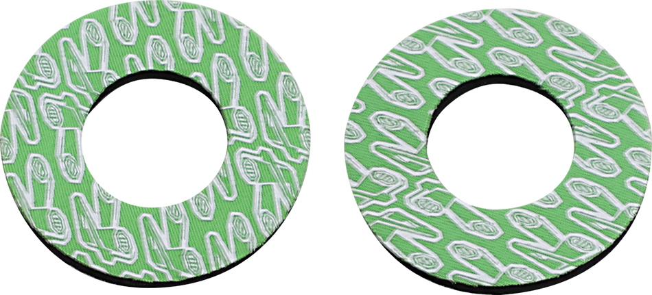 RENTHAL Grip Donutz - White/Green G203