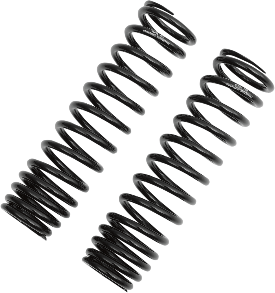 PROGRESSIVE SUSPENSION Shock Springs - 12-Series - Black - 95-140 lb/in 03-1367B