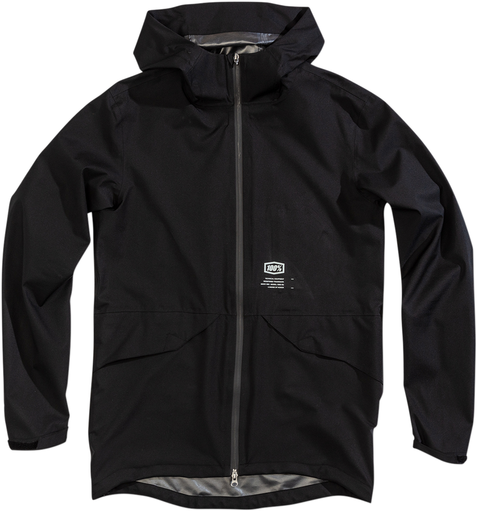 100% Hydromatic Parka - Black - Large 39009-001-12