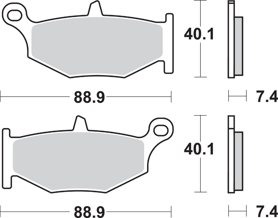 SBS LS Brake Pads - Suzuki - 833LS 833LS