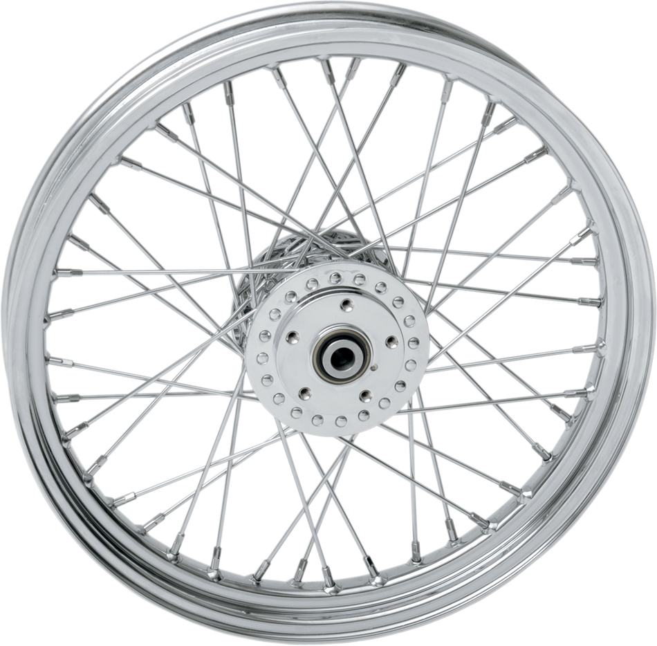 DRAG SPECIALTIES Front Wheel - Single/Dual Disc/No ABS - Chrome - 19"x2.50" 64357