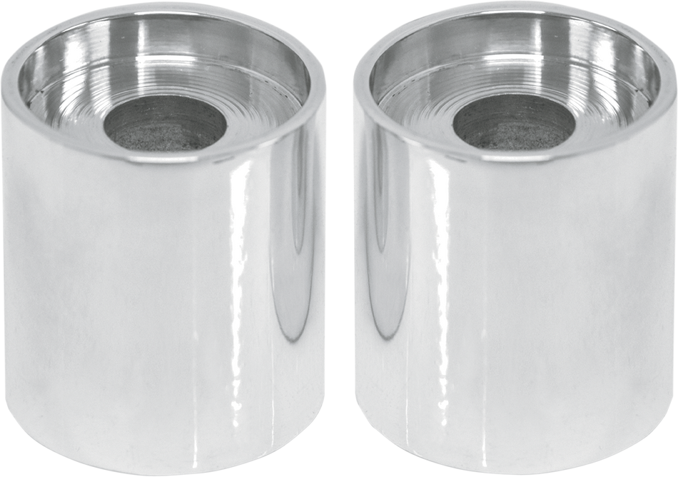 LA CHOPPERS Riser Extensions - 1-1/2" x 1-1/4" - Chrome LA-7414-02