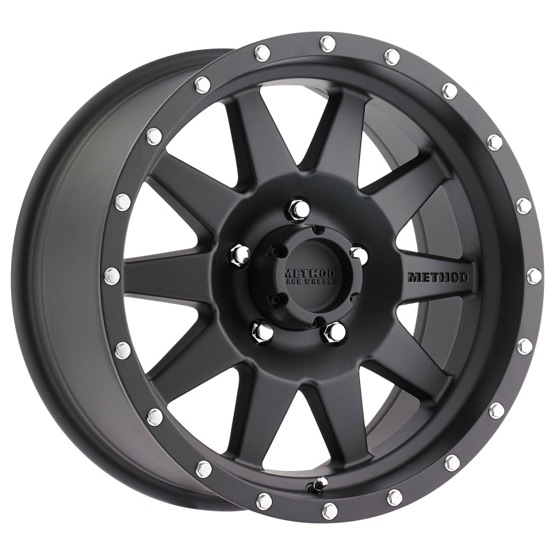 Method MR301 The Standard 17x9 -12mm Offset 5x4.5 83mm CB Matte Black Wheel MR30179012512N