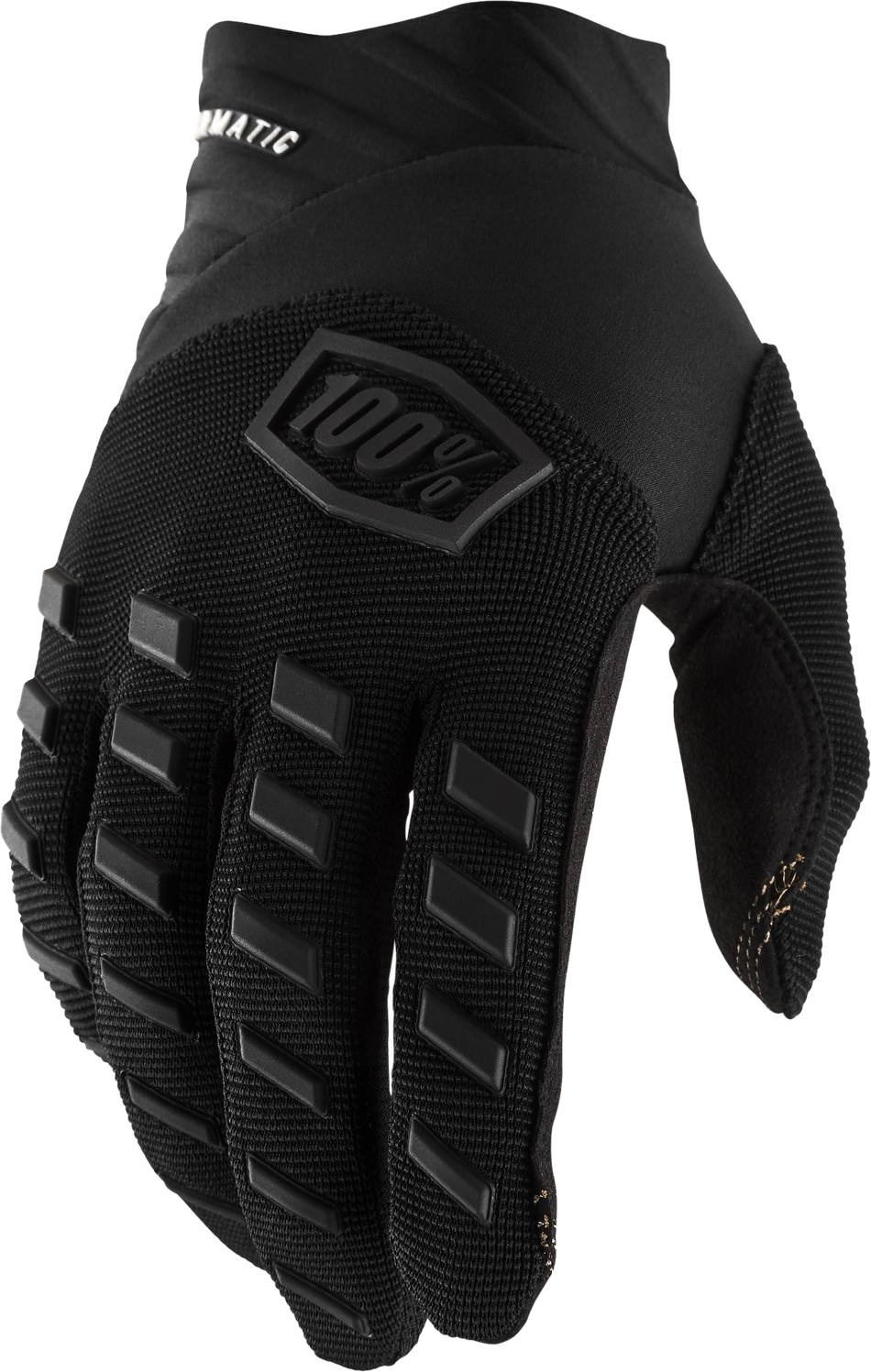 100% Airmatic Youth Gloves Black/Charcoal Lg 10001-00002