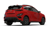 Rally Armor 2022 Hyundai Kona N Line Black UR Mud Flap w/ Red Logo MF93-UR-BLK-RD