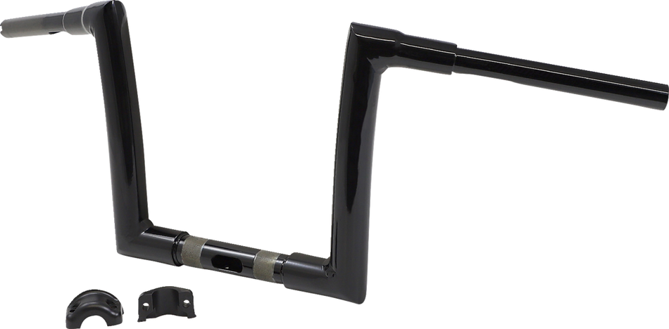 TODD'S CYCLE Handlebar - 1-1/2" Strip - Road Glide - 10" - Gloss Black 0601-5729