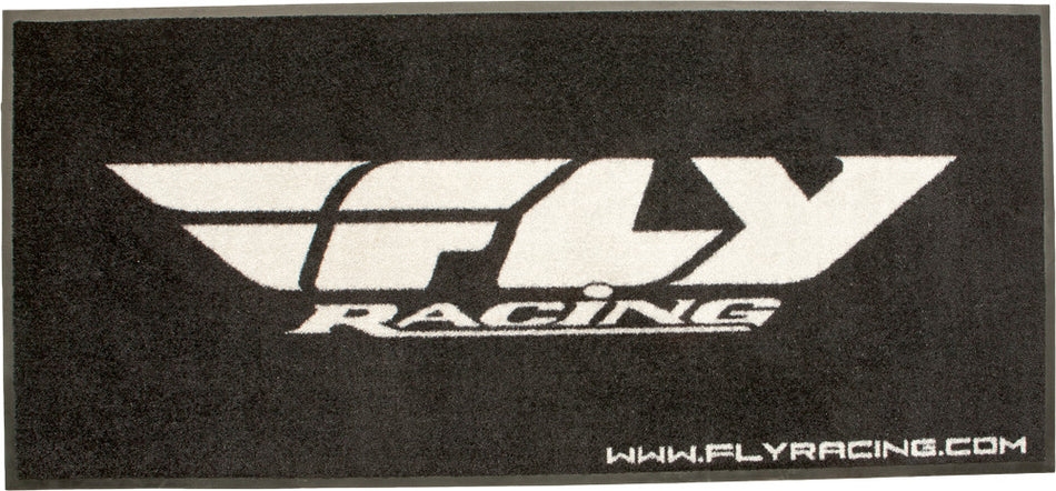 FLY RACING Floor Rug Black/White 73"X33" FLY RUG