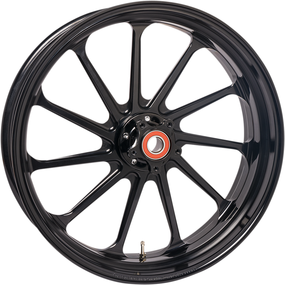 PERFORMANCE MACHINE (PM) Wheel - Assault - Single Disc - Rear - Black Ops - 18"x5.50" - Without ABS 12707814RASLAPB