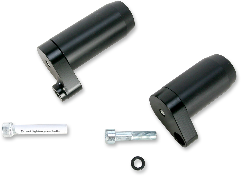 POWERSTANDS RACING Frame Sliders - Black - Yamaha - FZ6 R 07-00918-02