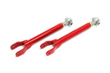 BMR 10-15 5th Gen Camaro Trailing Arms Rear w/ Single Adj. Rod Ends - Red TCA033R