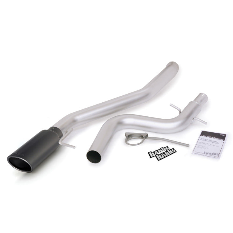 Banks Power 09-10 VW Jetta 2.0L TDI Monster Exhaust System - SS Single Exhaust w/ Black Tip 46180-B