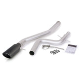 Banks Power 09-10 VW Jetta 2.0L TDI Monster Exhaust System - SS Single Exhaust w/ Black Tip 46180-B