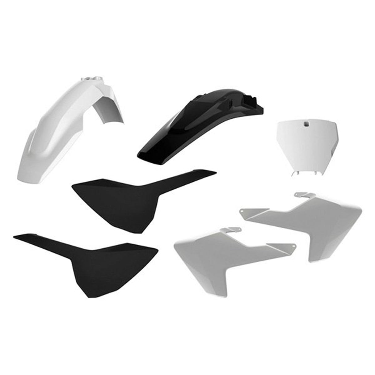 Polisport  Mx Complete Kit Husqvarna, White/Black 994165