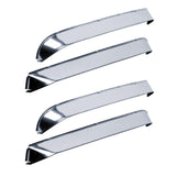AVS 87-98 Ford F-250 Super Duty Ventshade Front & Rear Window Deflectors 4pc - Stainless 14075