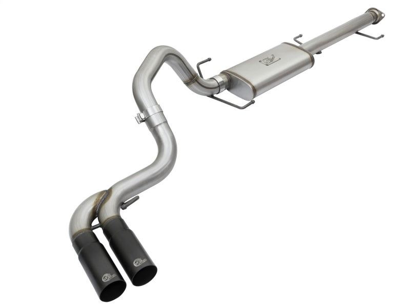 aFe Rebel Series 3in Stainless Steel Cat-Back Exhaust System w/Black Tips 07-14 Toyota FJ Cruiser 49-46030-B