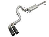 aFe Rebel Series 3in Stainless Steel Cat-Back Exhaust System w/Black Tips 07-14 Toyota FJ Cruiser 49-46030-B