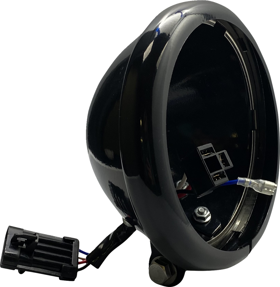 CUSTOM DYNAMICS Headlight Bucket - 5-3/4" - Black CD-18ST-BUCKET