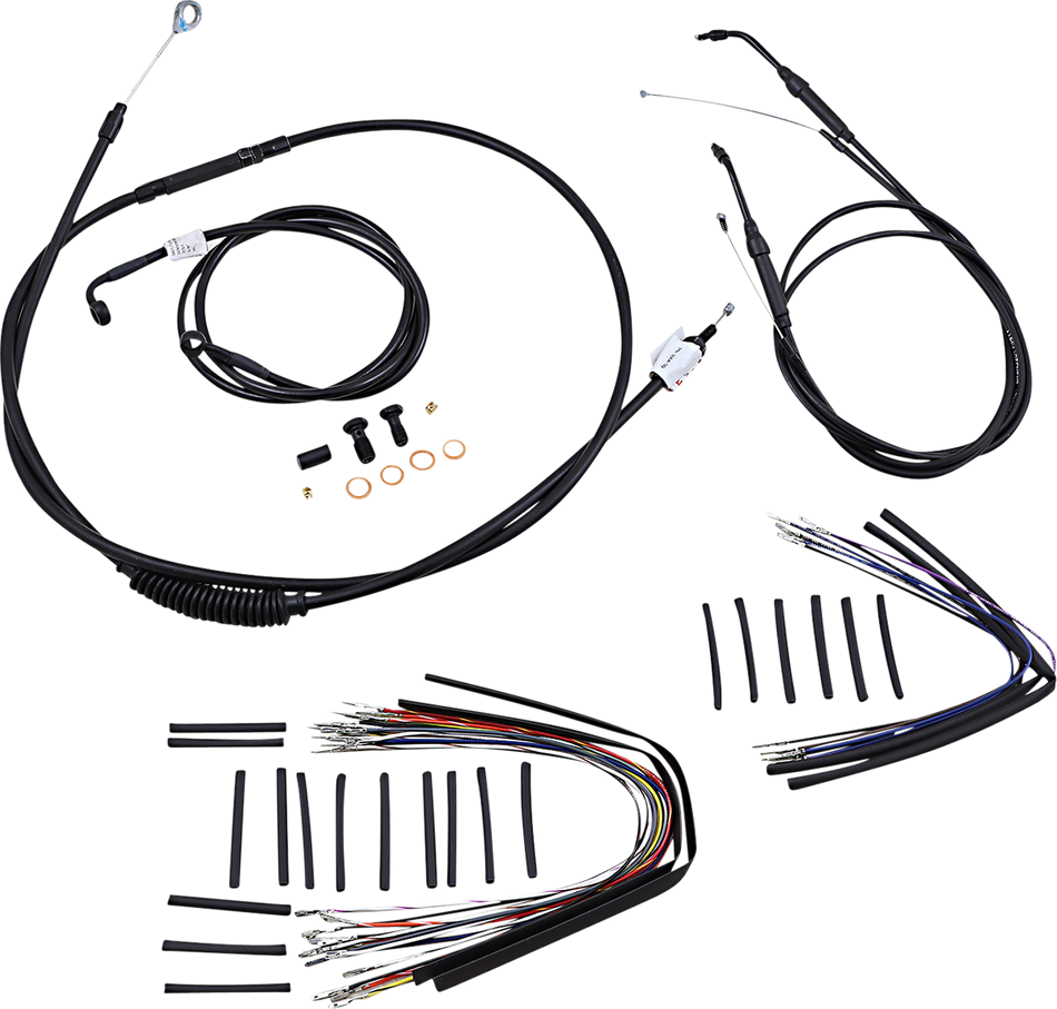 BURLY BRAND Control Kit - 16" Ape Hanger Handlebars B30-1041