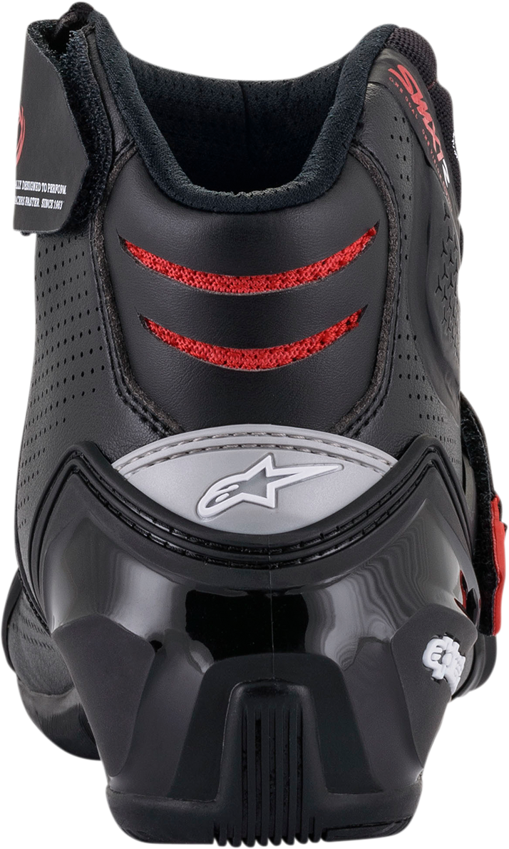 Botas ALPINESTARS SMX1-R V2 - Negro/Rojo - US 5 / EU 38 2224021-13-38 