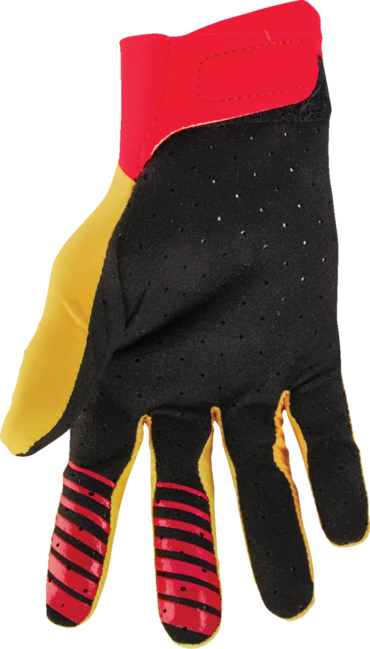 Guantes THOR Agile - Analógicos - Limón/Rojo - Pequeños 3330-7652 