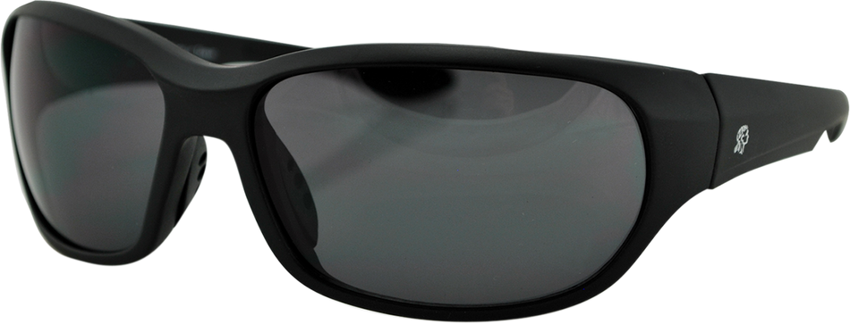 ZAN HEADGEAR New Jersey Sonnenbrille - Mattschwarz - Rauch EZNJ01 