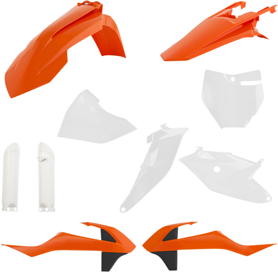 ACERBIS Full Replacement Body Kit - OEM Orange/White/Black 2686027118