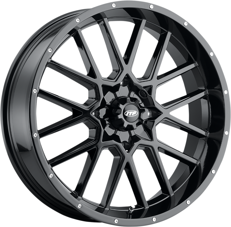 ITP Wheel - Hurricane - Front/Rear - Black - 20x6.5 - 4/156 - 4+2.5 (+10 mm) 2022518705B