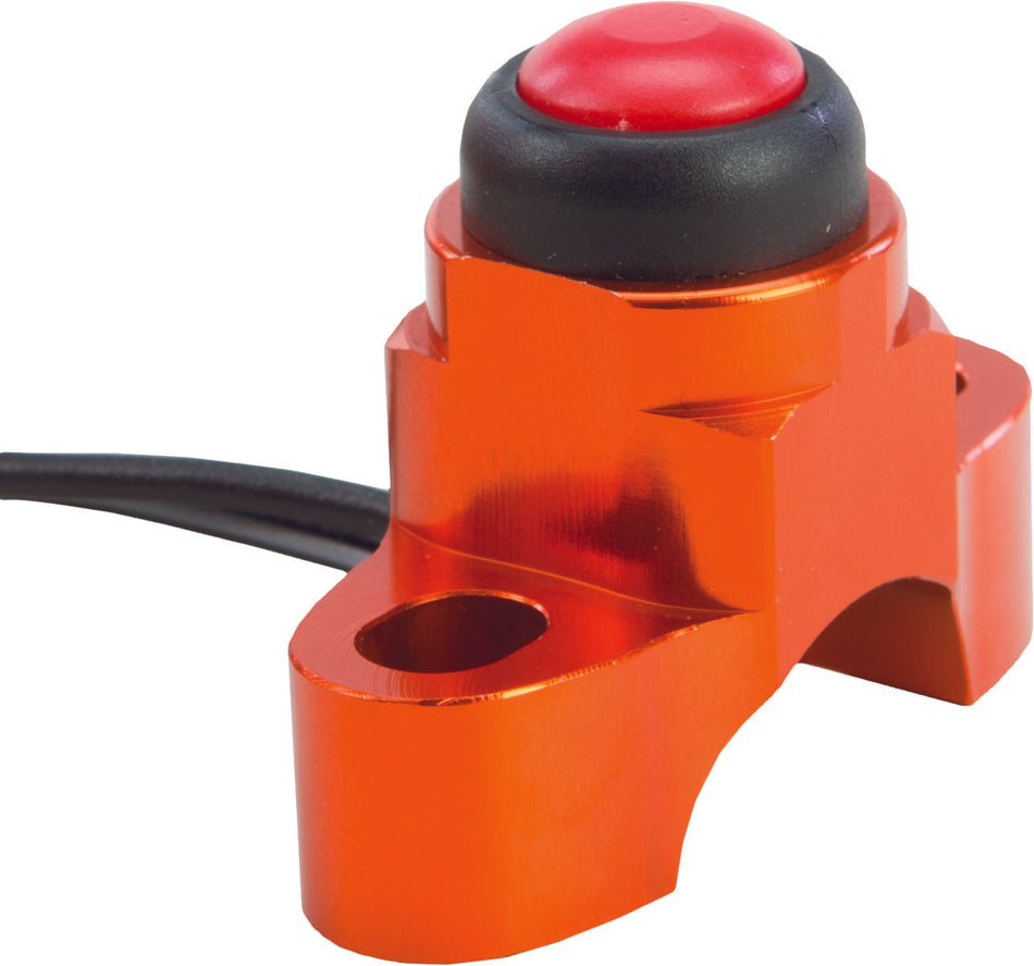 FLY RACING Billet Spacesaver Perch Mount Kill Switch Orange KS-01 ORANGE